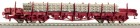 66721  Roco Stake car Loaded with Real Model Tracks